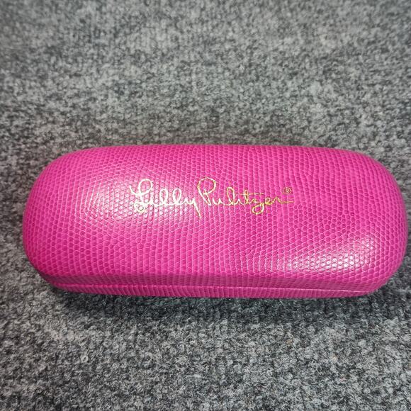 Lilly Pulitzer Eyeglass Case Pink Hard Shell Sunglasses - Picture 1 of 8